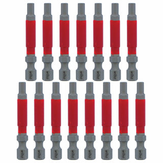 Wiha Tools 76664 MaxxTor Impact Bit Hex 4.0mm - 49mm - 15 Pack