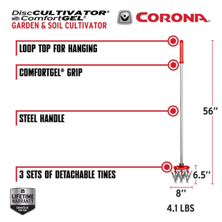 Corona LG 3634 DiscCULTIVATOR with ComfortGEL Grip