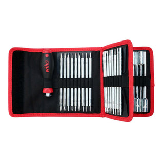 Wiha Tools 28188 32 Piece Drive-Loc VI Blade Set in Folding Wallet