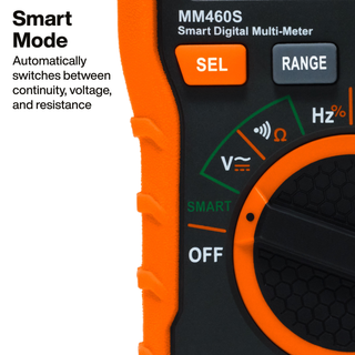 Klein Tools MM460S Smart Digital Multimeter, 600V AC/DC Auto-Ranging