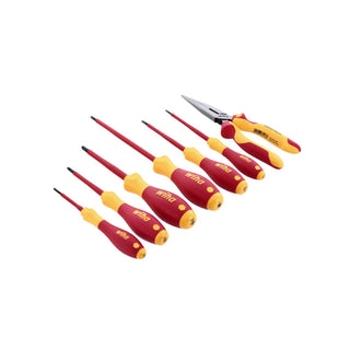 Wiha Tools 32086 Insulated Screwdrivers and Pliers Set 7-Piece