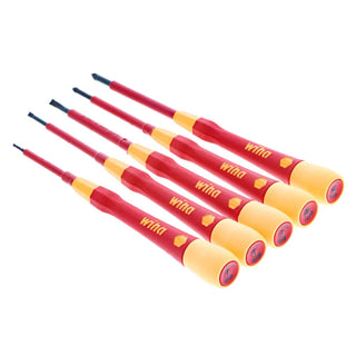 Wiha Tools 32085 5 Piece Insulated Precision Slotted and Phillips Screwdriver Set