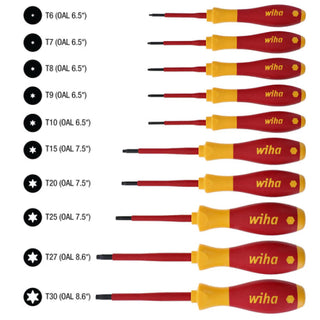 Wiha Tools 32592 10 Piece Insulated TORX® Screwdriver Set