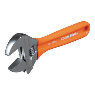 Klein Tools O5098 Extra-Wide Jaw Adjustable Wrench, 8"