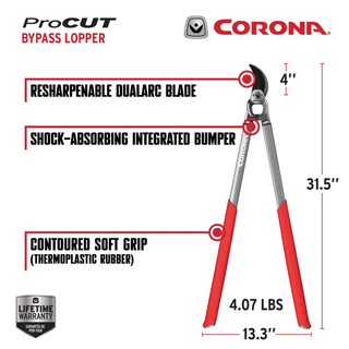 Corona SL 7280 ProCUT Bypass Lopper, 2 in. Cut Capacity