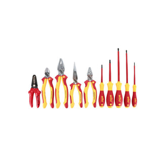 Wiha Tools 32868 Insulated Pliers/Cutters/Drivers Pouch Set, 10 Piece