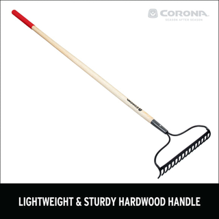 Corona RK16000  Hardwood Handle Bow Rake, 16 Tine