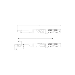 Gedore 2641534 Torque Wrench DREMASTER Z 16, 60-300 Nm