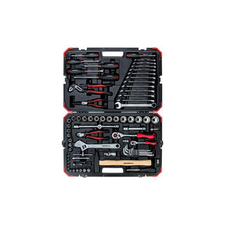 Gedore R46003100 Socket set 1/4+1/2 size10-32mm 100 Piece