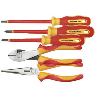 Gedore R39002005 VDE-tool set 2xpliers+PH+SL 5pcs