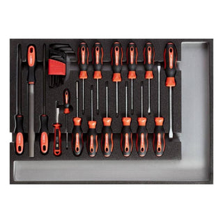 Gedore R22350002 Tool Set Screwdr.Files CT-Module 26 Pcs