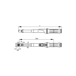 Gedore 1646176 Torque wrench TORCOFIX Z 16, 10-50 Nm