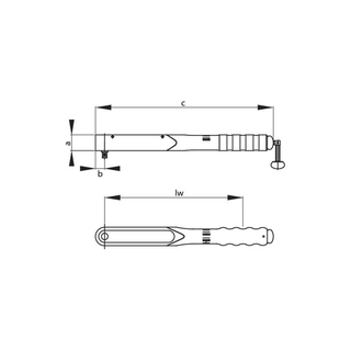 Gedore 7683400 Torque Wrench DREMOMETER BL 1/2" 25-120 Nm