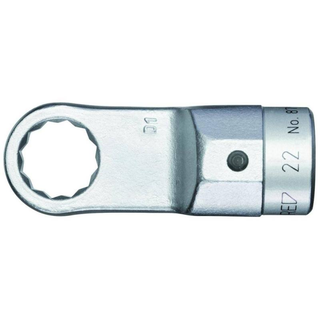 Gedore 7708090 Ring end fitting 22 Z, 24 mm