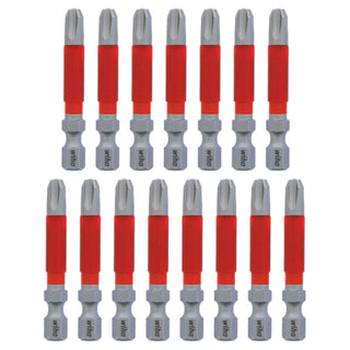 Wiha Tools 76643 MaxxTor Impact Bit Phillips #3 - 49mm - 15 Pack