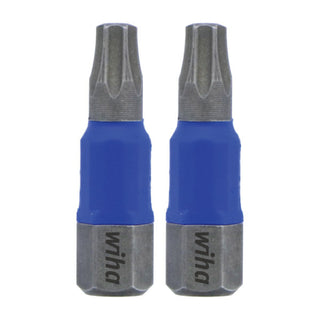 Wiha Tools 70020 TerminatorBlue Impact Bit TORX® T25 - 1 Inch - 2 Pack