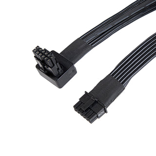 SilverStone PP14-90 12+4 pin (PSU) to 12+4 pin (GPU) 90° angled 12VHPWR PCIe Gen5 Cable