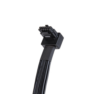 SilverStone PP14-90 12+4 pin (PSU) to 12+4 pin (GPU) 90° angled 12VHPWR PCIe Gen5 Cable