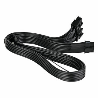 SilverStone PP15-EPS 2 x EPS 8 pin (PSU) to 12+4 pin (GPU) 12V-2x6 PCIe Gen5 Cable