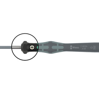 Wera 2035 Screwdriver for slotted screws for electronic applications, 0.20 x 1.2 x 40 mm