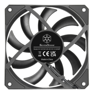 SilverStone AS120B Air Slimmer Enhanced Performance 120mm Slim Fan With Full-Range Pwm