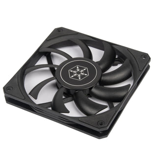 SilverStone AS120B Air Slimmer Enhanced Performance 120mm Slim Fan With Full-Range Pwm