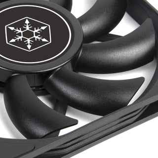 SilverStone AS120B Air Slimmer Enhanced Performance 120mm Slim Fan With Full-Range Pwm