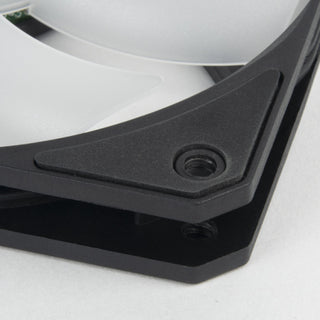 SilverStone AS120B-ARGB Air Slimmer Enhanced Performance 120Mm Slim Fan With Full-Range Pwm And Argb Lighting Effect