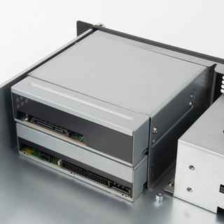 SilverStone RM23-502-Mini 2U Dual 5.25" Drive Bay Micro-ATX Rackmount Industrial Server Chassis with USB 3.1 Gen1 Interface