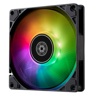 SilverStone AS90B-ARGB Air Slimmer Enhanced Performance 92mm Slim Fan With Pwm And Argb Lighting Effect