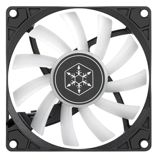 SilverStone AS90B-ARGB Air Slimmer Enhanced Performance 92mm Slim Fan With Pwm And Argb Lighting Effect