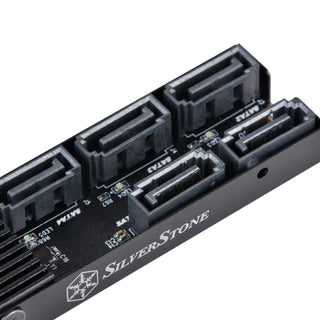 SilverStone ECS07 5-Port SATA Gen3 6Gbps Non-RAID M.2 PCIe Storage Expansion Card