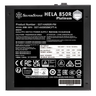 Silverstone HA850R-PM Cybenetics Platinum 850W ATX 3.0 & PCIe 5.0 Fully Modular ATX Power Supply