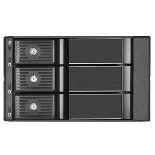 Silverstone FS303B-12G Two 5.25" Device Bay to Three 3.5" SAS-12G / SATA 6Gbit/s Trayless Hot-Swap Cage