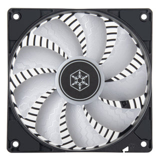 SilverStone AP120SKB-ARGB Air Penetrator High Performance 120mm Air Channeling Computer Fan with ARGB lighting Effects