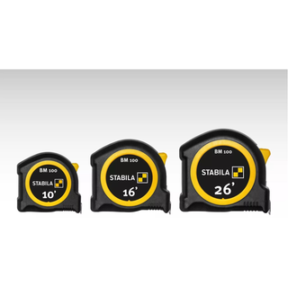 Stabila 30710 Pocket tape BM 100, Imperial scale 10 ft.