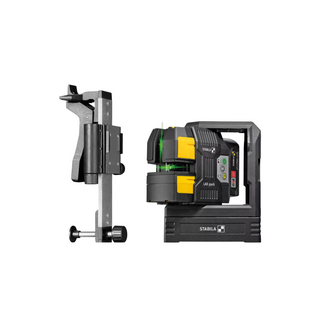 Stabila 03520 Cross-line laser LAX 500 G, 12 V system, 7-piece set, with rechargeable battery and charger
