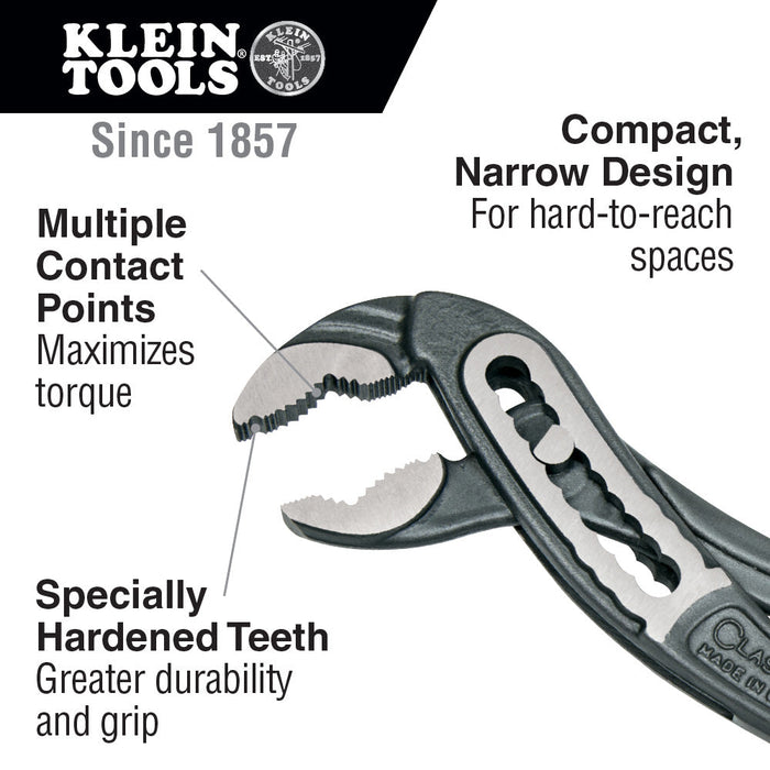 Klein Tools D50510 Classic Klaw Pump Pliers, 10-Inch