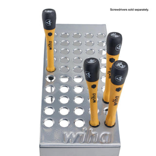 Wiha Tools Tools 91269 Metal Precision Screwdriver Stand - 50 Stations