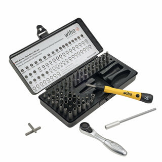 Wiha Tools 75965 Micro Bit Ratchet Set, 65 Piece