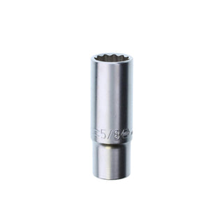 Wiha Tools 33745 3/8 Inch Drive Deep Socket, 12 Point, 5/8 Inch