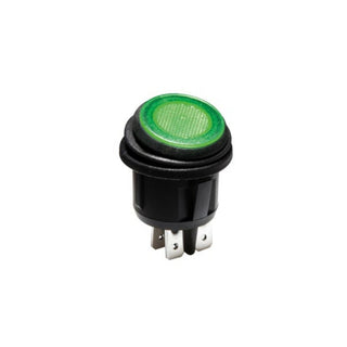 Velleman R13244BG/LED Green Led Illuminated Rocker Switch 2p Dpst /on-off 12v