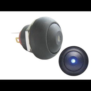 Velleman R1396B Mini Push Button With Blue Led 1p Spst Off-(on)