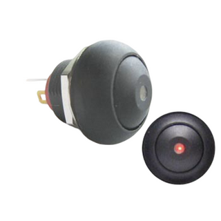 Velleman R1396R Mini Push Button With Red Led 1p Spst Off-(on)