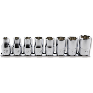 Ko-Ken RS4425/8-EPL 1/2" Sq. Dr. Torx Plus 8 Piece Socket Set, 10EPL - 24EPL