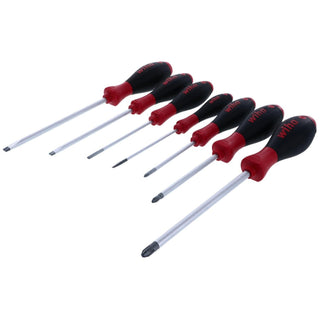 Wiha Tools Tools 30278 SoftFinish Slotted and Phillips Screwdriver Set, 7 Pc.