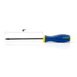 Estwing 42447-01 3/16-Inch x 6-Inch Slotted Magnetic Diamond Tip Screwdriver with Ergonomic Handle