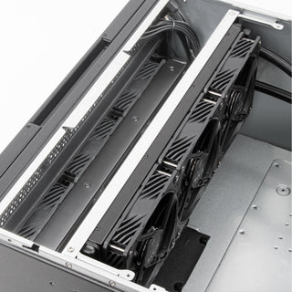 SilverStone RM52 5U rackmount server chassis with dual 360mm liquid cooling compatibility