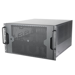 SilverStone RM600 6U Rackmount Chassis featuring Dual PSU Compatibility and Triple 360mm Radiator Support