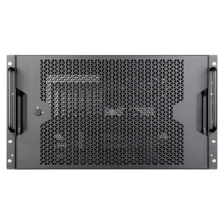 SilverStone RM600 6U Rackmount Chassis featuring Dual PSU Compatibility and Triple 360mm Radiator Support